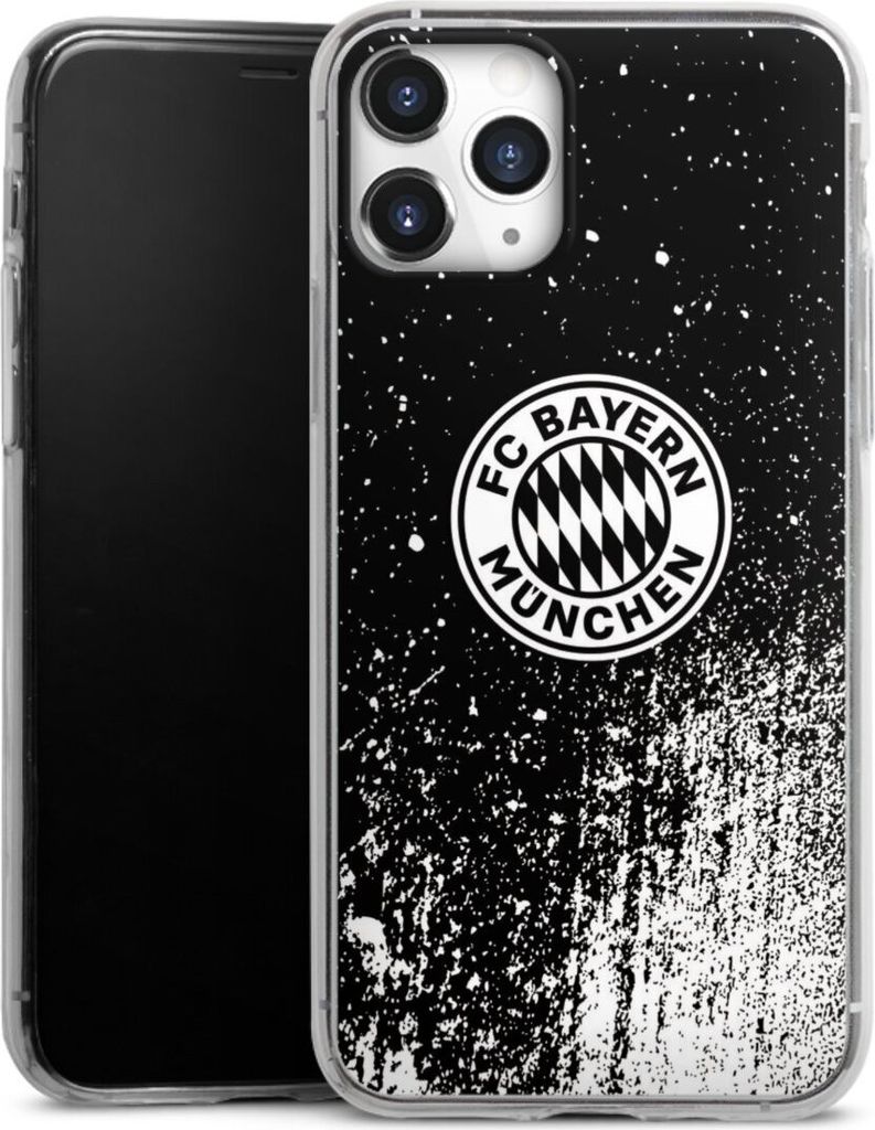 DeinDesign Slim Hülle für Apple iPhone 11 Pro Silikon Case Ultra Dünn Handyhülle FC Bayern München FCB Offizielles Lizenzprodukt