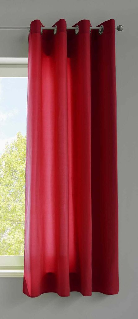 1er Set Vorhänge Schal Ösen »Berlin« HxB 175x140 cm Produktbild 