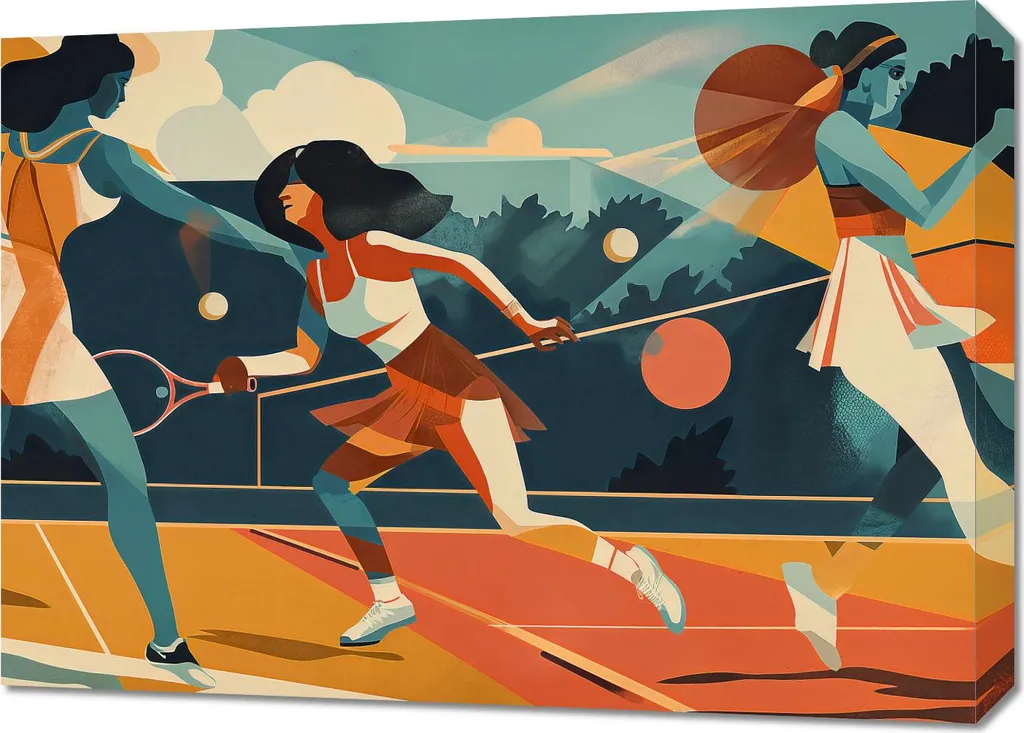 Image Les maîtresses du terrain 70x50 cm - Idéal pour Déco Bureau Sport