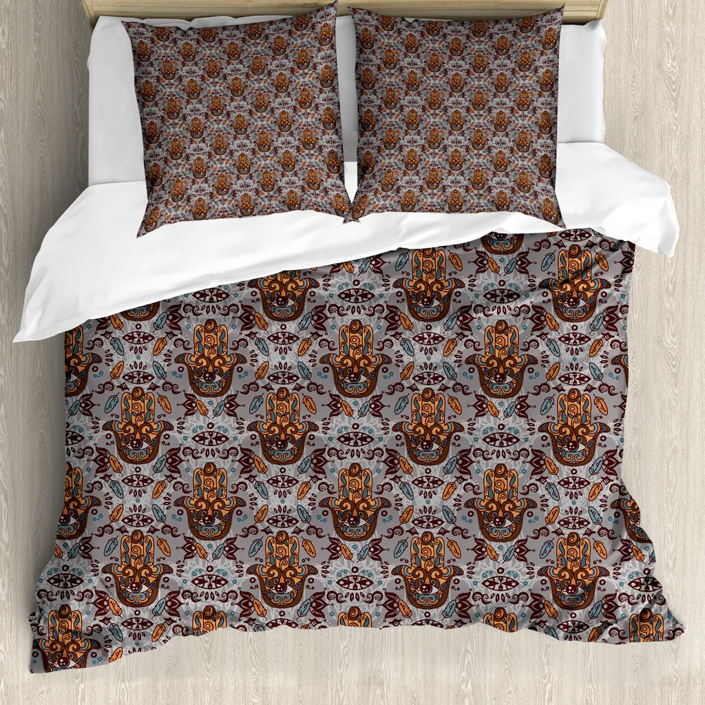 Set Copripiumino Boho Evil Eye ABAKUHAUS 200x200 | Stile Etnico Chic