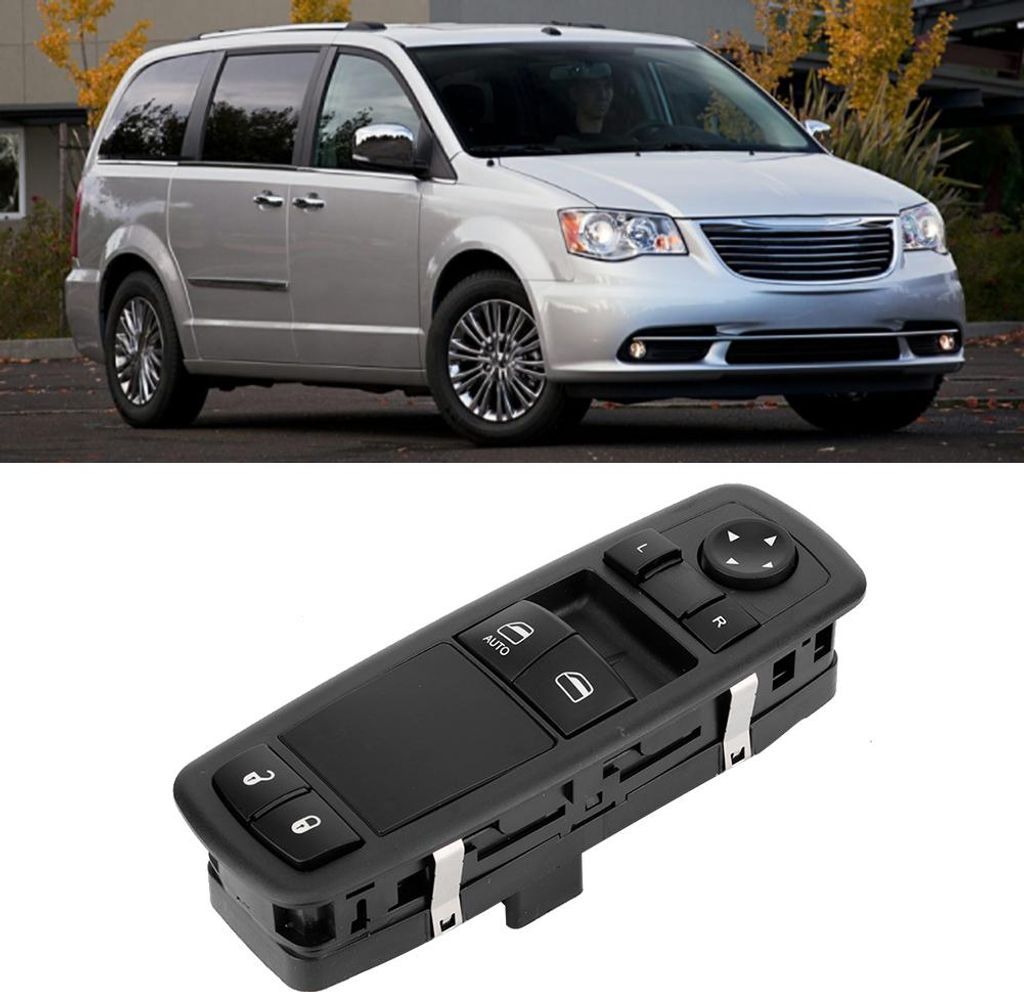 Auto-Fensterheberschalter, Ersatz 68110870AB, passend für Dodge Grand Caravan 2012–2015
