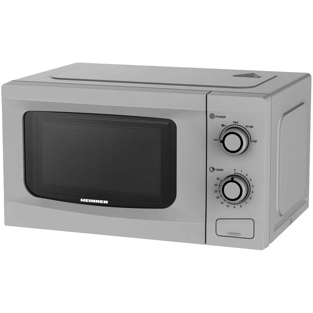 Micro-ondes Heinner HMW-M2035SL 20L 700W Gris Pose Libre Compact - 2