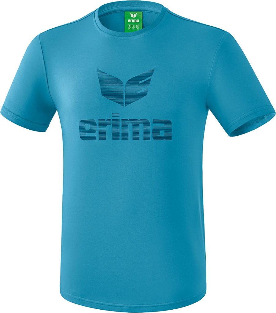 Erima Training Essential T-Shirt Kurzarm Trainingsshirt Herren niagara blau Gr S