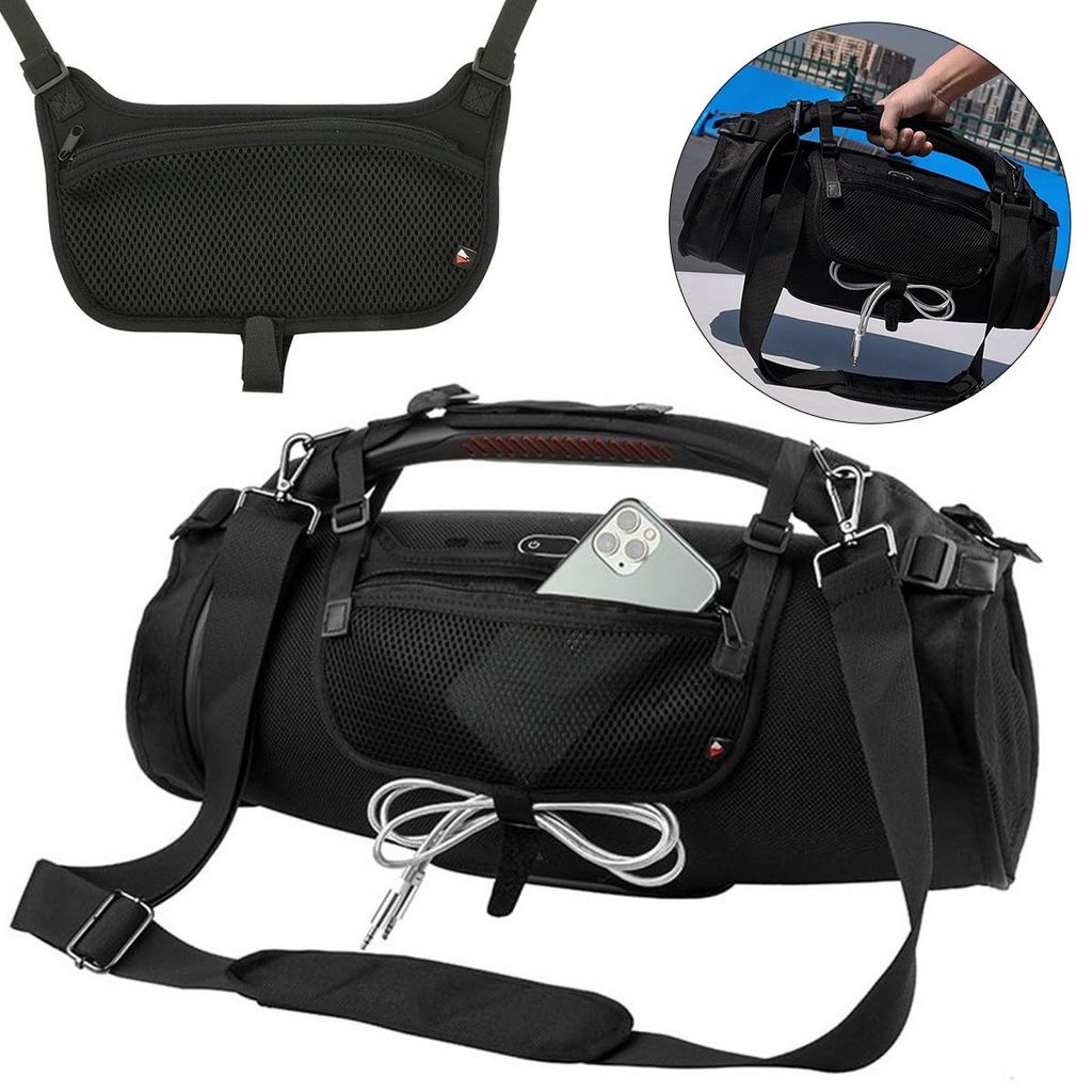 Tragetasche für Lautsprecher, Hartschalen-Etui mit Schutzabdeckung & Schultergurt, passend für JBL Boombox 3/2/1