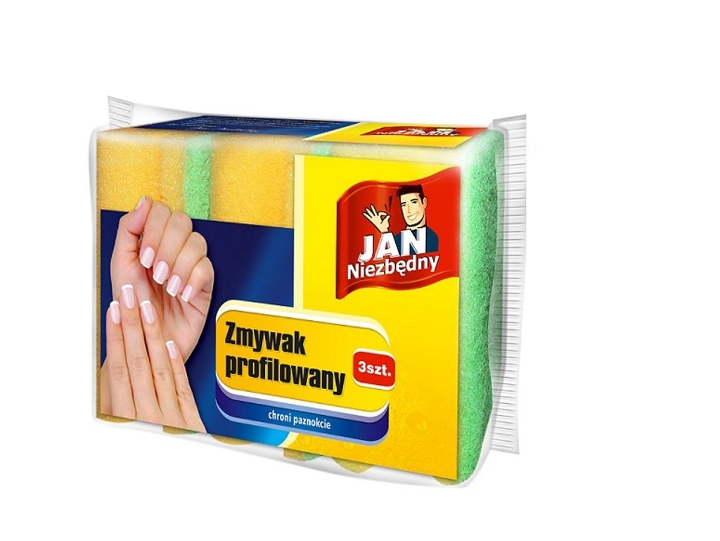 Jan Niezbędny Profilierte Küchenschwämme, 3 Stück