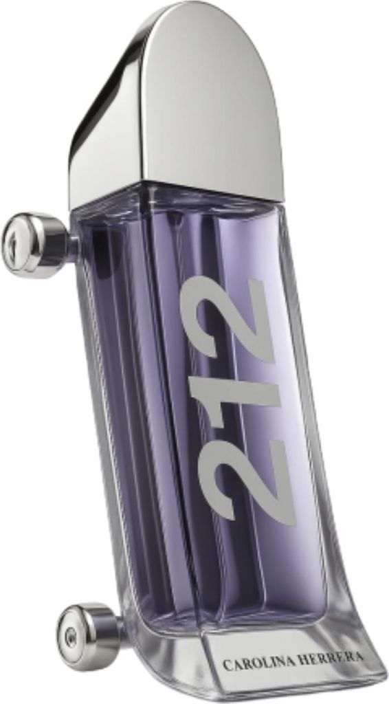 A bottle of Carolina Herrera 212 Heroes Forever Young Eau de Toilette for men.