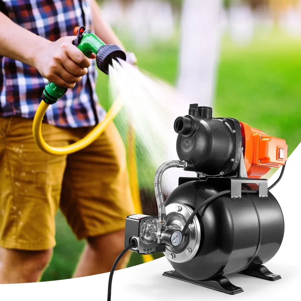 Pompe de puits plat 750W - Solution pour manque de pression 3700L/h - 8