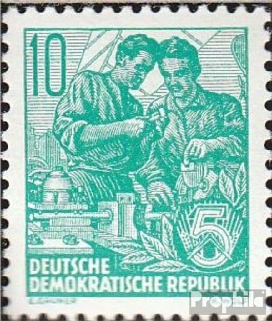 Briefmarken DDR 1953 Mi 409Y I , stehendes Wasserzeichen postfrisch Fünfjahresplan