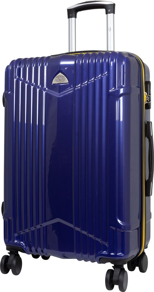 Hartschalen-Koffer Mittelgroßer Reisekoffer Daytona 68 cm Blau
