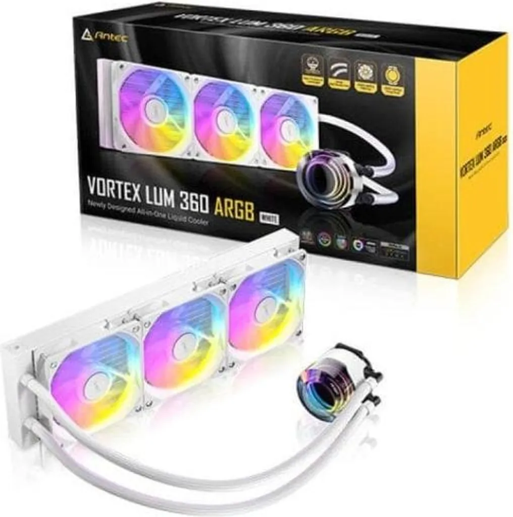 Refroidir un CPU Chaud : Kit Watercooling 360mm Antec Vortex RGB Blanc - 3