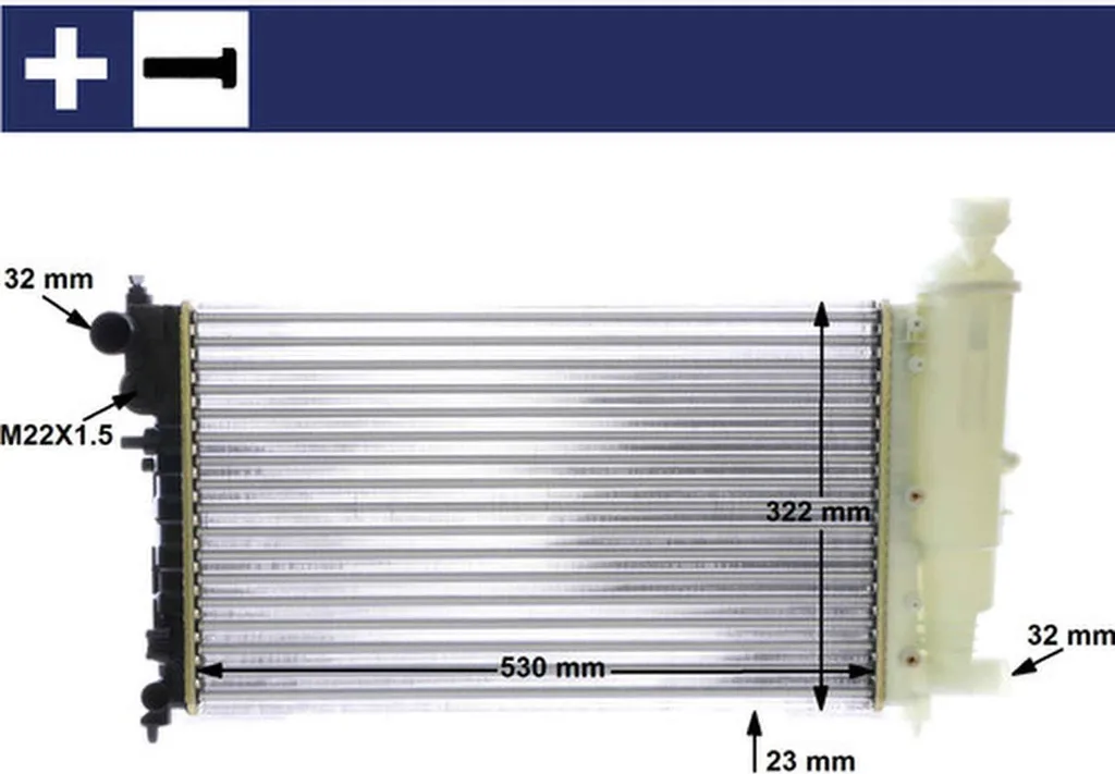 Radiateur moteur MAHLE pour Saxo - Système de refroidissement complet - 9