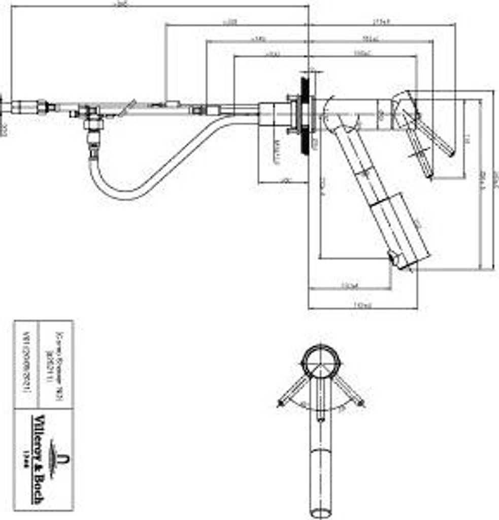 Villeroy & Boch Como Shower Edelstahl massiv Niederdruckarmatur