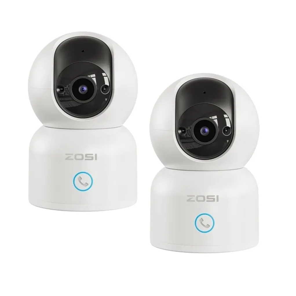 Caméra de surveillance WiFi 2K intérieure avec suivi automatique par IA