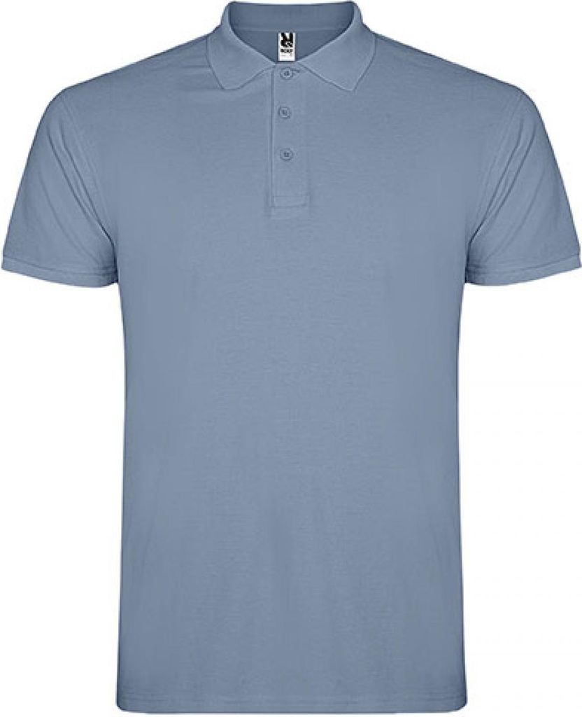 Roly PO6638 | Polo Star homme, piqué - Couleur : Zen Blue Image du produit 