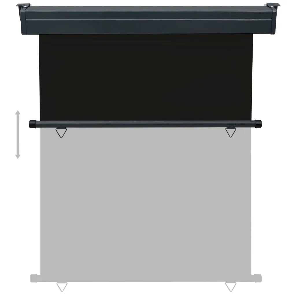 Tendalino Balcone vidaXL Nero 145x250 cm | Montaggio Facile e Robusto - 4