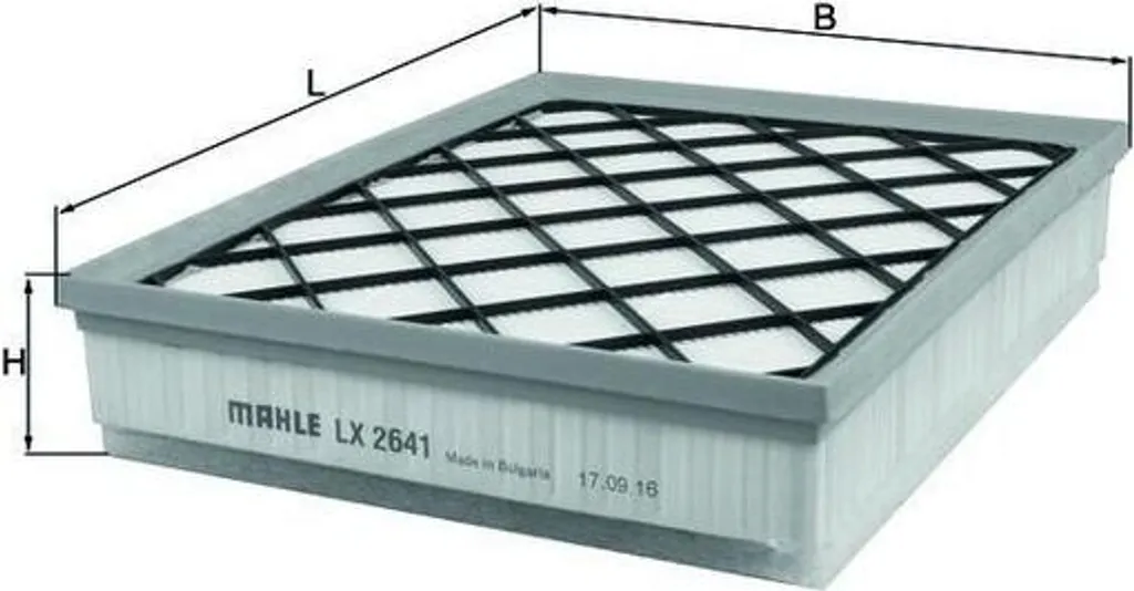 Filtre à air KNECHT LX 2641 contre l'encrassement et la perte de puissance