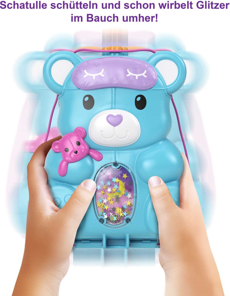 Taška s medvedíkmi Polly Pocket Sleepover, vrátane 2 Obrázok produktu 9
