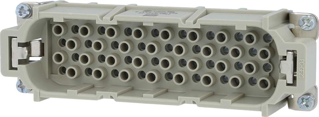 HARTING Han 64D Stifteinsatz (M) Crimpanschluss, 64-polig+PE 250V, 10A - 1 Stück