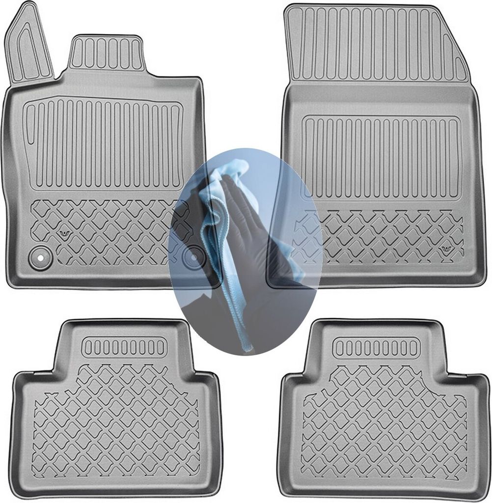 Z521425 TPE-Gummifußmatten kompatibel mit Peugeot 308 SW Allure 3 P51 Kombi 5-türer 2021-