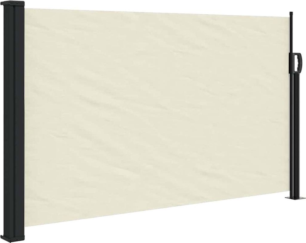 vidaXL Seitenmarkise Ausziehbar Creme 120x600 cm Produktbild 