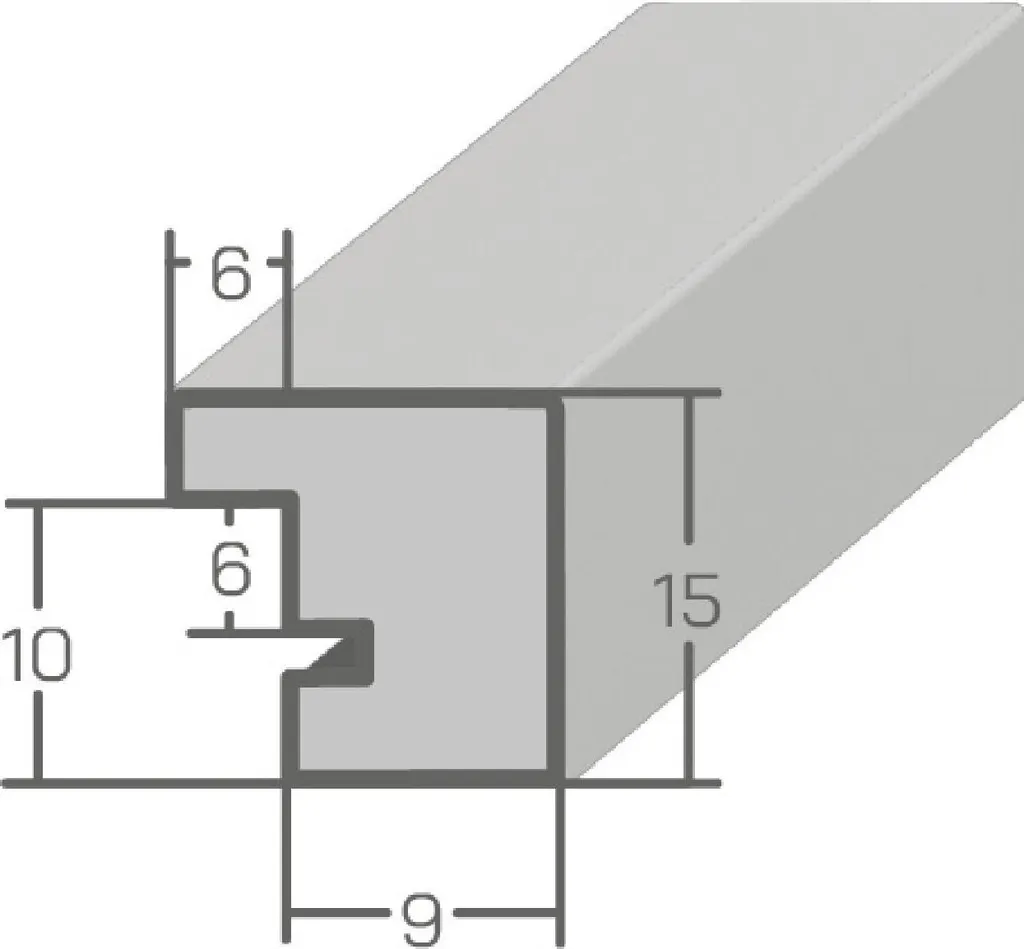 Cornice Legno 30x60 MendeFrames H14B Radica Scuro | Design d'Elite - 3