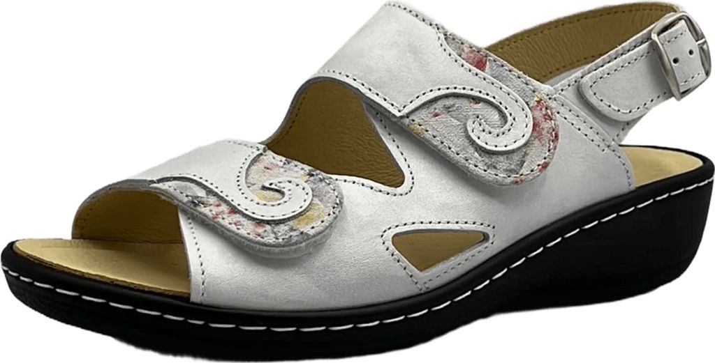 Longo Komfort Sandalen Damen 31383330343330 Weiß 41 EU