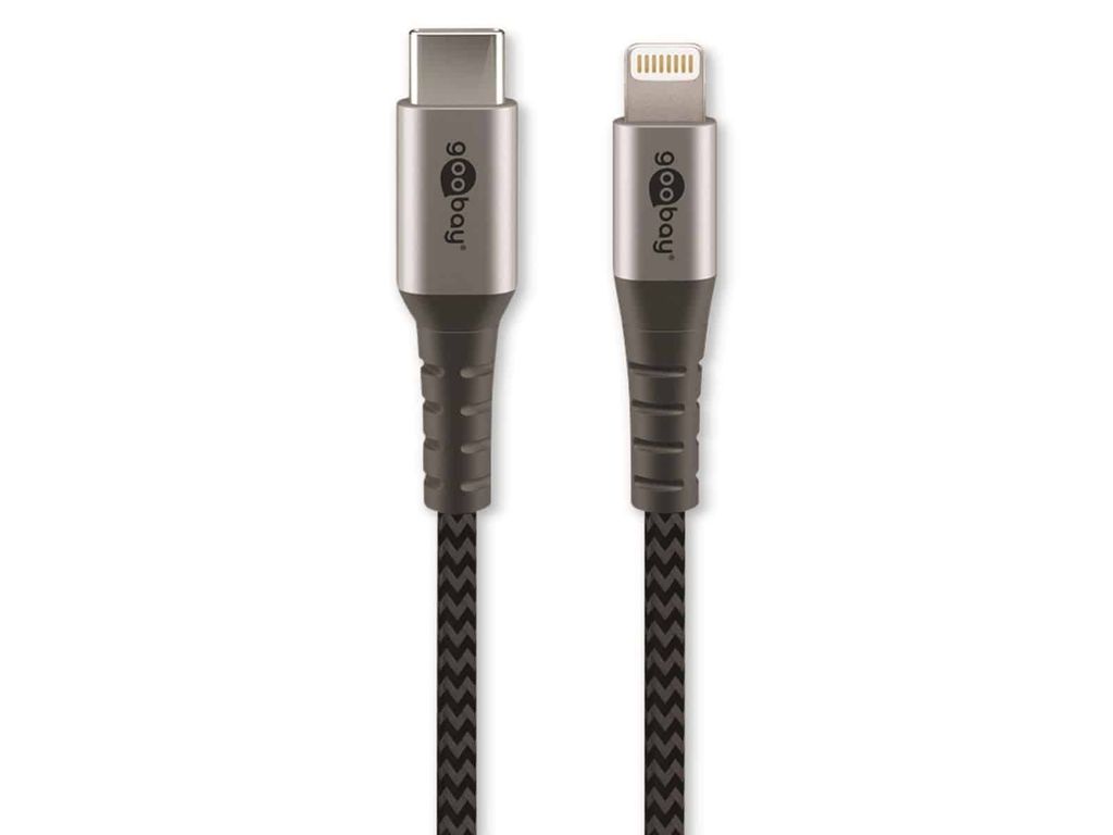 Lightning USB-C™ Textilkabel mit Metallsteckern, 0,5 m 60 Produktbild 