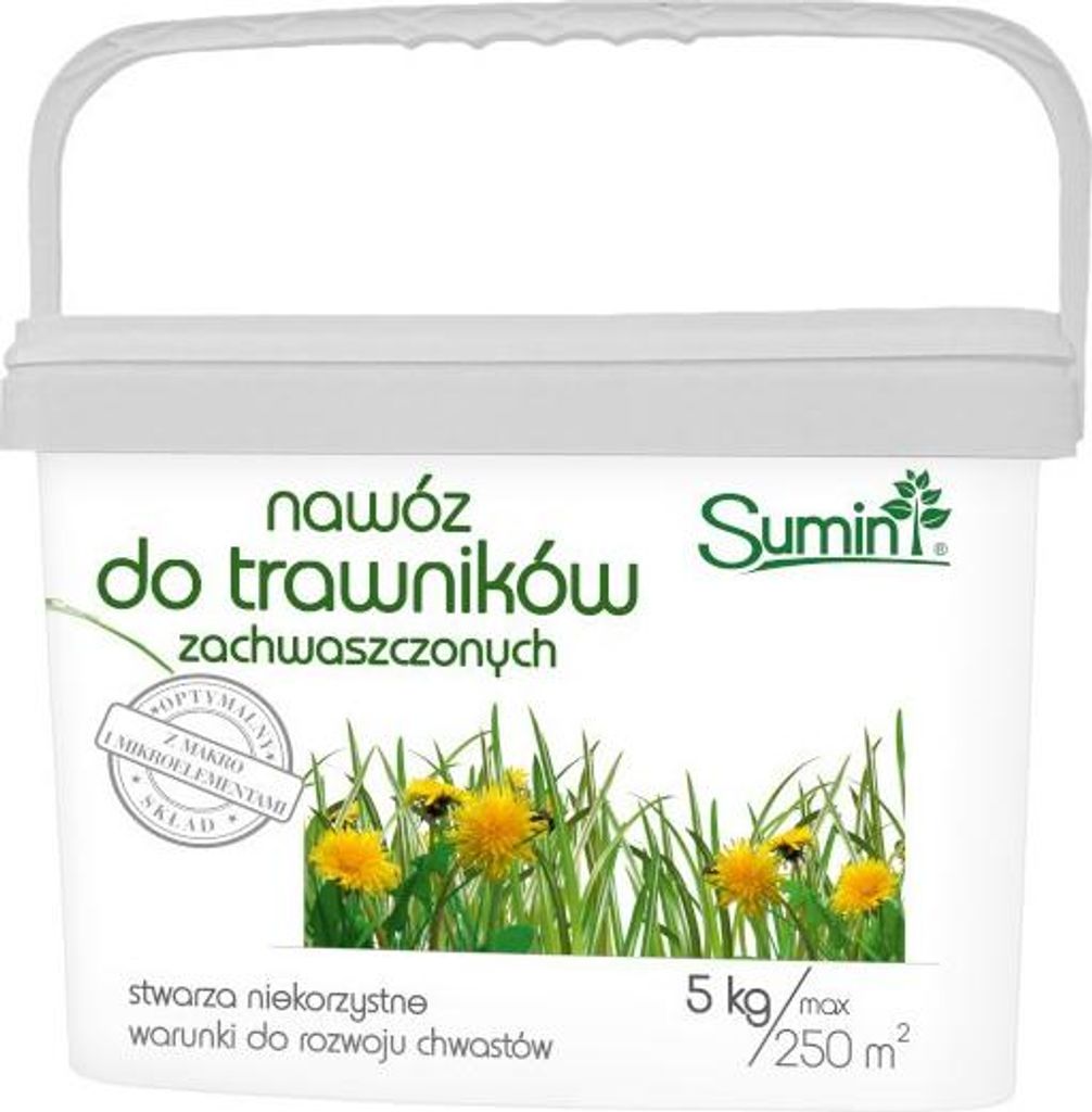 Nawóz do trawników zachwaszczonych SUMIN 5kg Zdjęcie produktu 