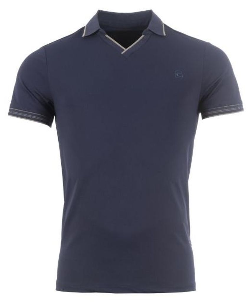Cavallo Cavalpique Funktion Herren Poloshirt, Farbe:darkblue, Größe:L