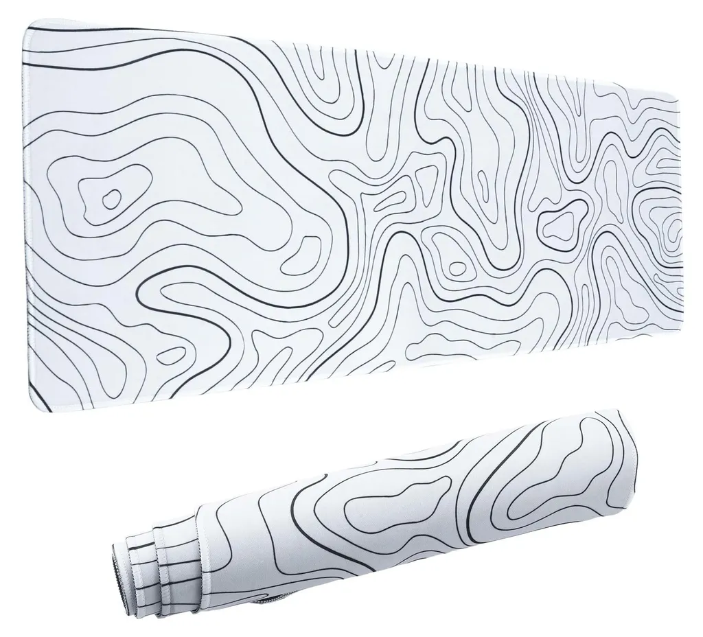 Sous-main de Bureau XXL Gamer Noir - Tapis de Clavier Large 80 x 30 cm