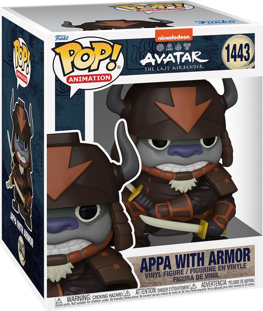 Avatar - Appa with Armor 1443  - Funko Pop! Vinyl Figur Produktbild 
