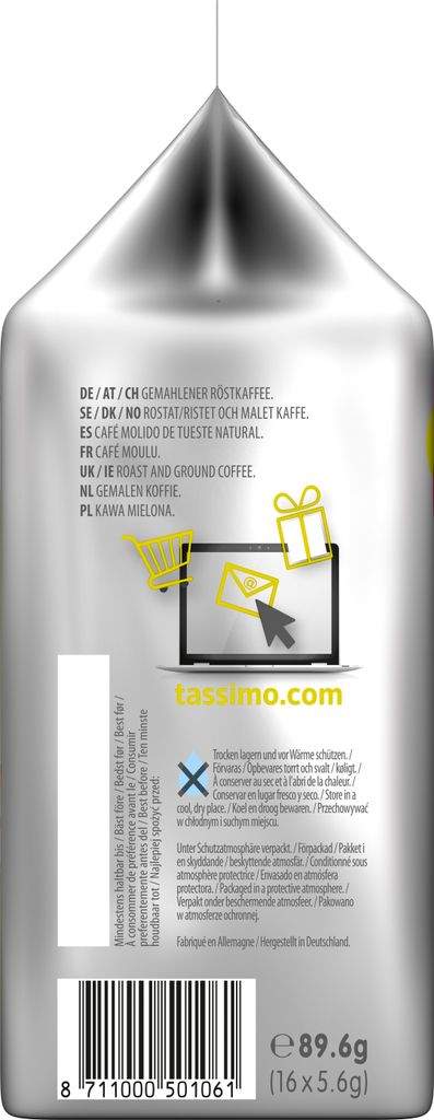 Tassimo Jacobs Caffè Crema mild | 16 T Discs, Kaffeekapseln Produktbild 3