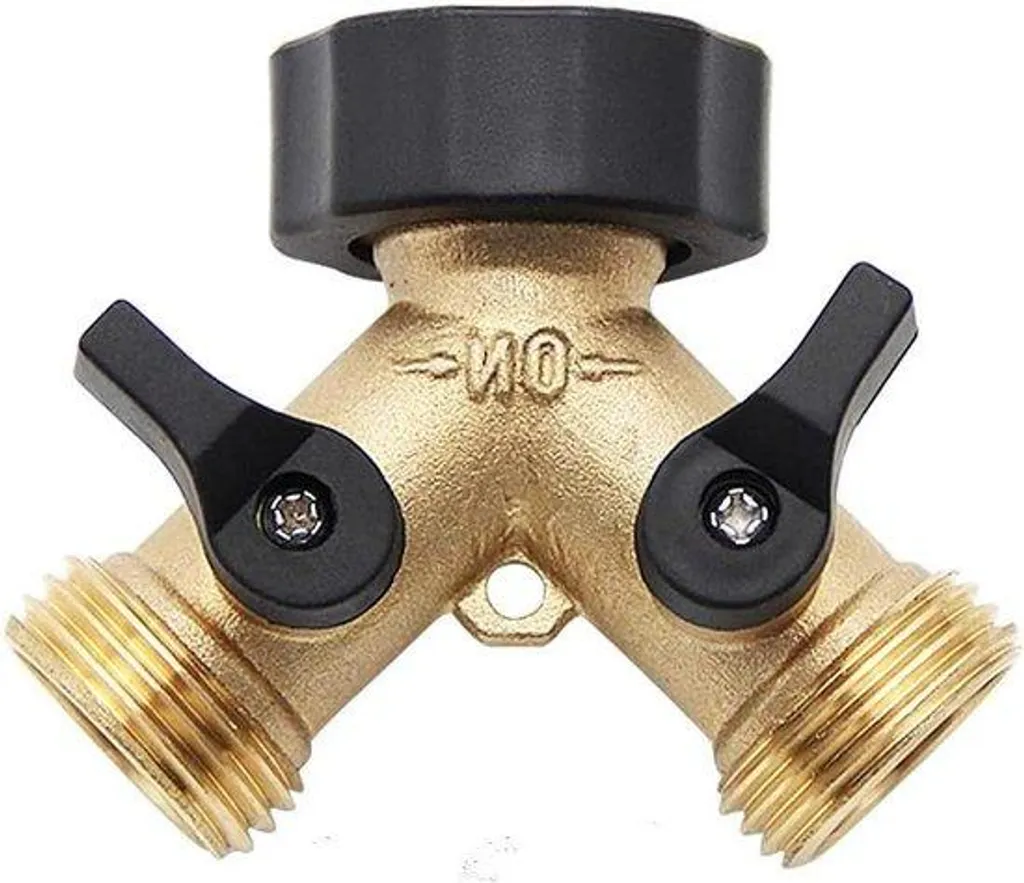 Sélecteur 2 voies en laiton massif 3/4 anti-fuite pour robinet extérieur