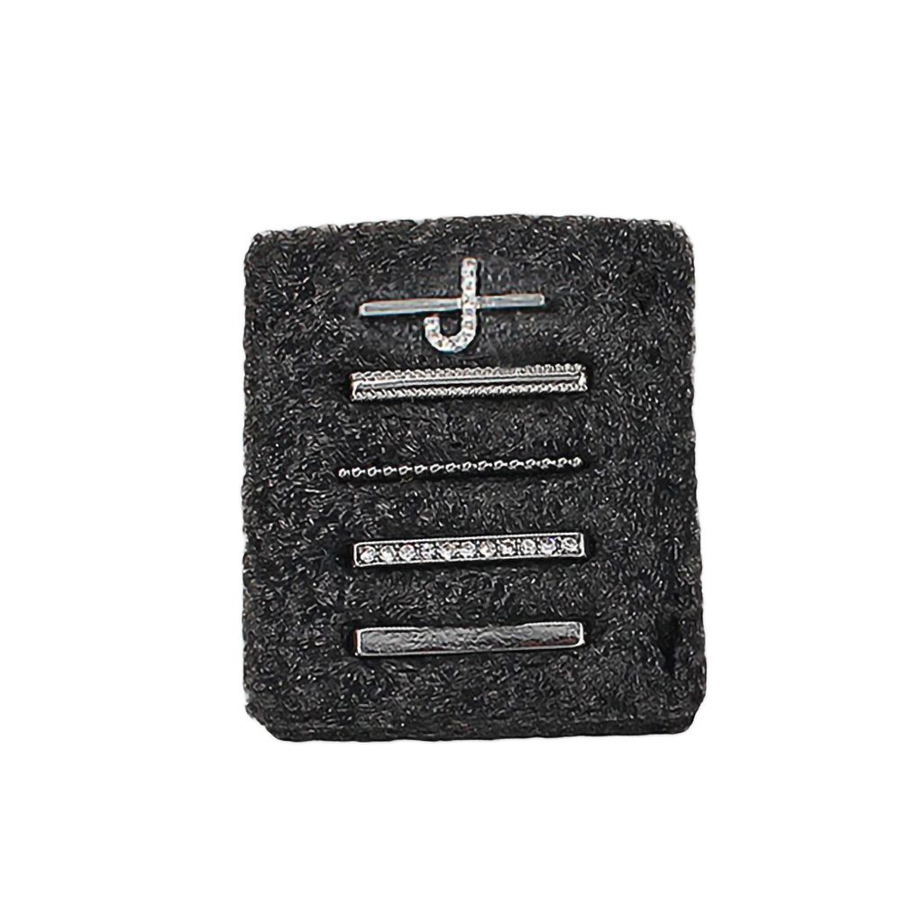 5 Teile/satz Uhr Band Schleife Multi-stil Poliert Charme Legierung Strass Mode Brief Uhr Armband Verschluss Ring Uhr Zubehör-Silber J