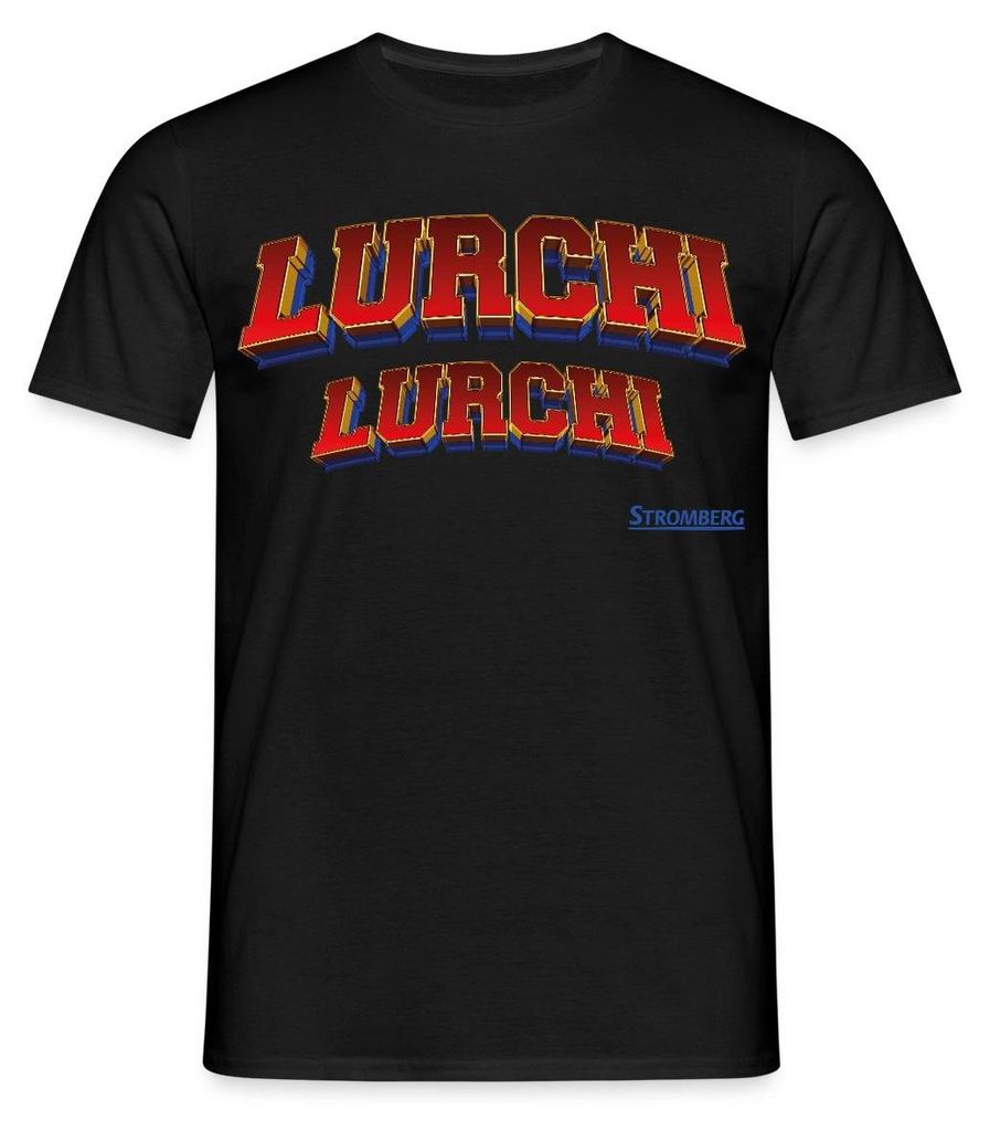Spreadshirt Stromberg Mit Spruch Lurchi Lurchi Männer T-Shirt, S, Schwarz