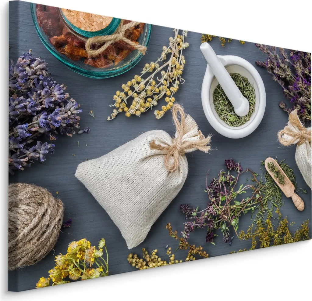 Sogno di Lavanda: Carta da Parati su Tela XXL 120x80 Stampa d'Arte