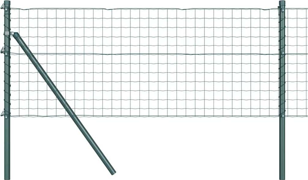 "Winteraktion" Zaun mit Pfosten Grün 0,4 x 10 m Stahl - Metallzäune CC13432