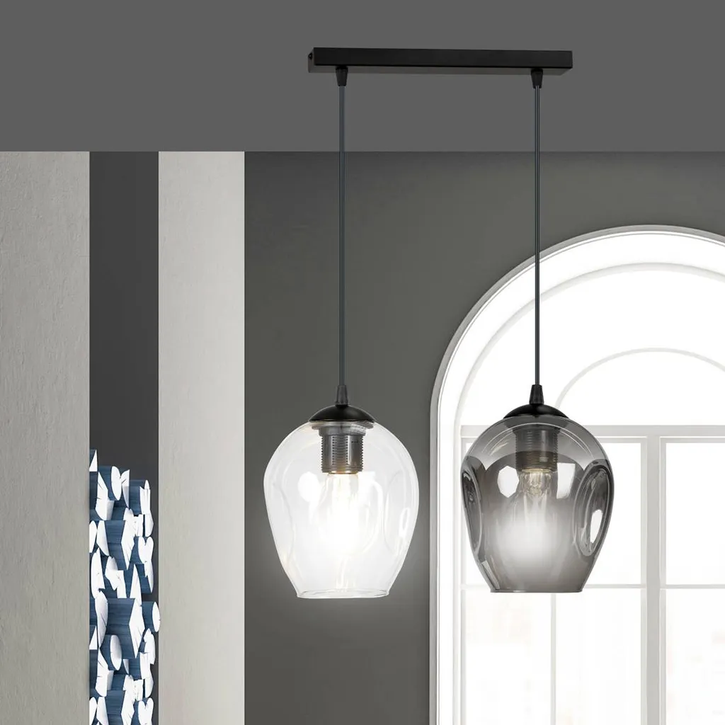 Luminaire Plafonnier ISTAR Suspension Double pour Salon et Cuisine - 8