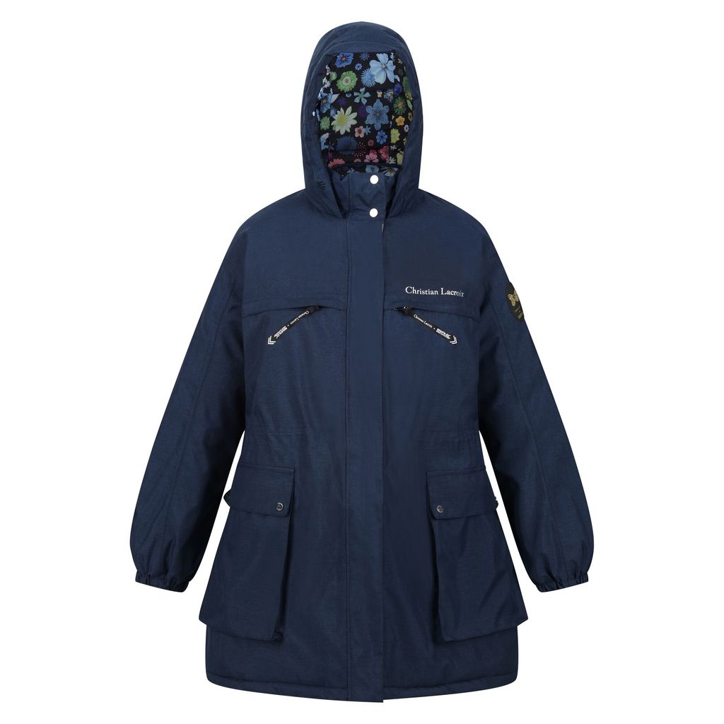 Regatta - "Christian Lacroix Cailar" Jacke, wasserfest für Damen RG9387 (36 DE) (Marineblau meliert)