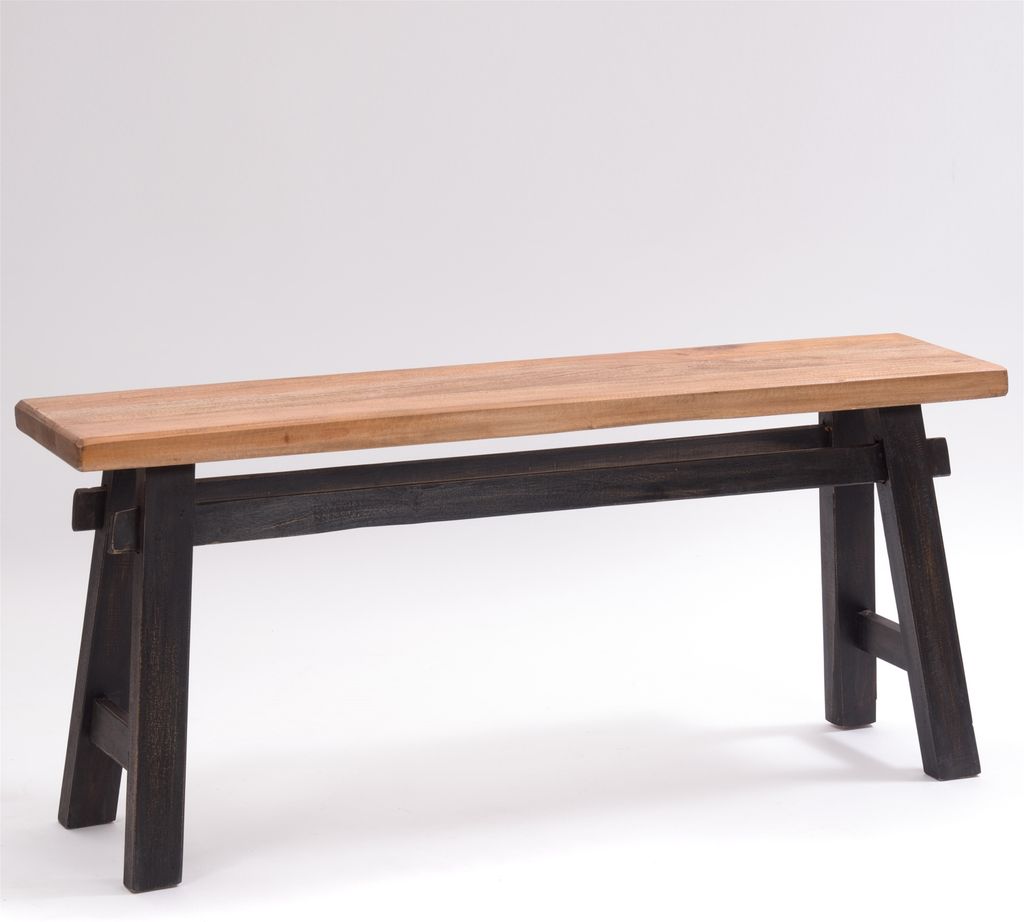 SITZBANK "EAST" | Mahagoni, 118x53x27,5cm (BxHxT) | Produktbild 