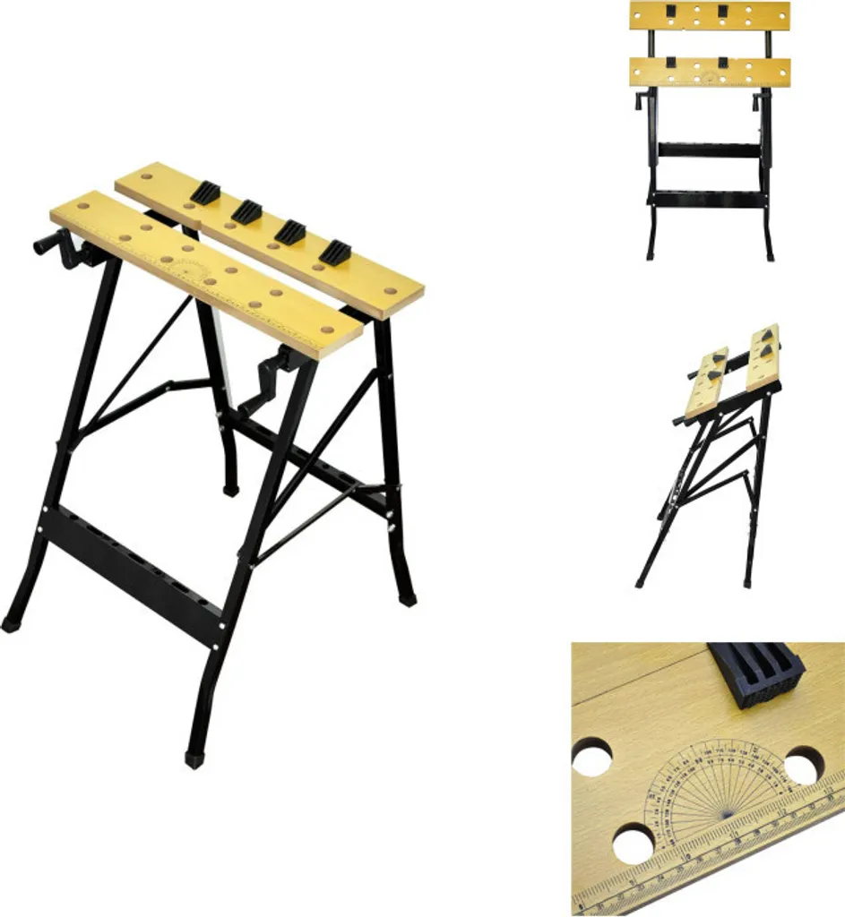 Établi pour bricolage vidaXL idéal pour rénovation et projets DIY garage