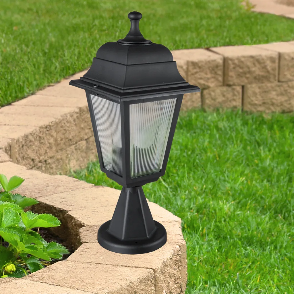 Lanterne extérieure Ipswich Noir E27 - Design Classique et Résistant