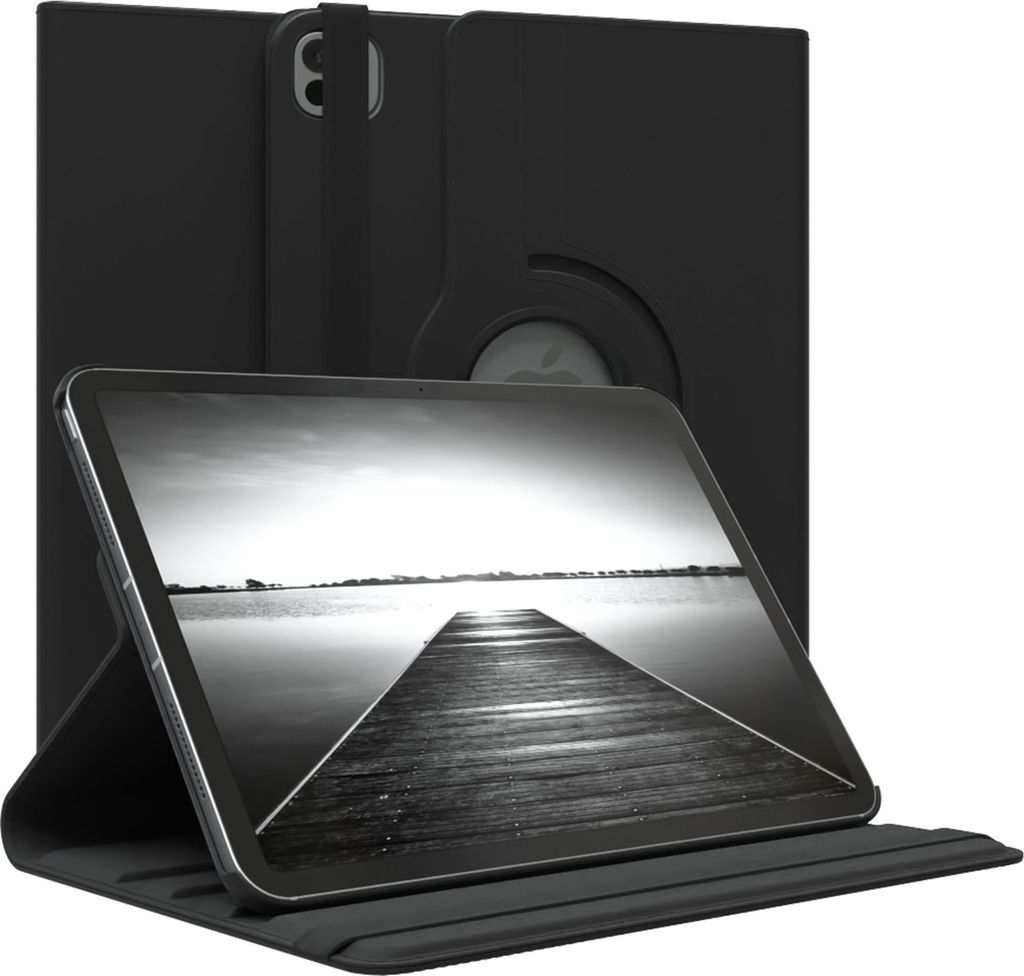 EAZY CASE - Tablet Hülle für Apple iPad Pro 11 (2025) Schutzhülle, Tablet Case 360° drehbar in Schwarz