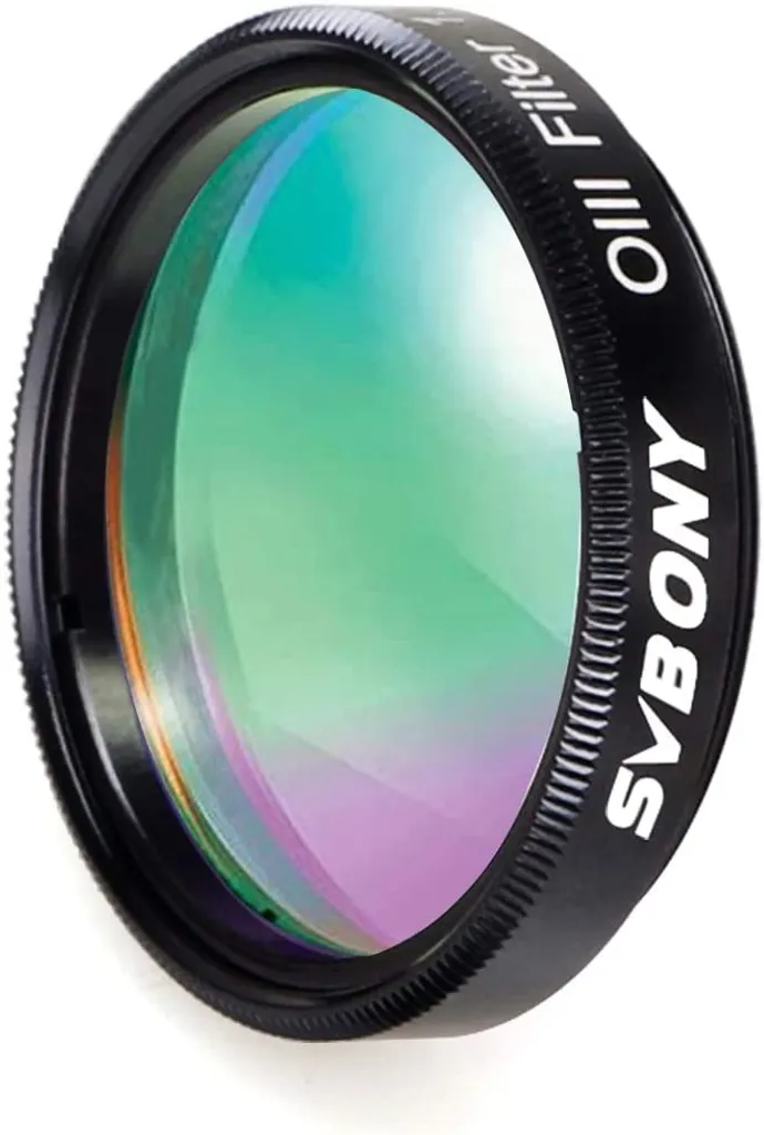 Svbony SV115 Filtre O-III 1.25 Pouces 18nm pour Télescope Astronomique