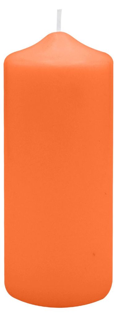 Spitzkopf Stumpen Kerzen Karotte Orange 25 x Ø 6 cm, 8 Produktbild 