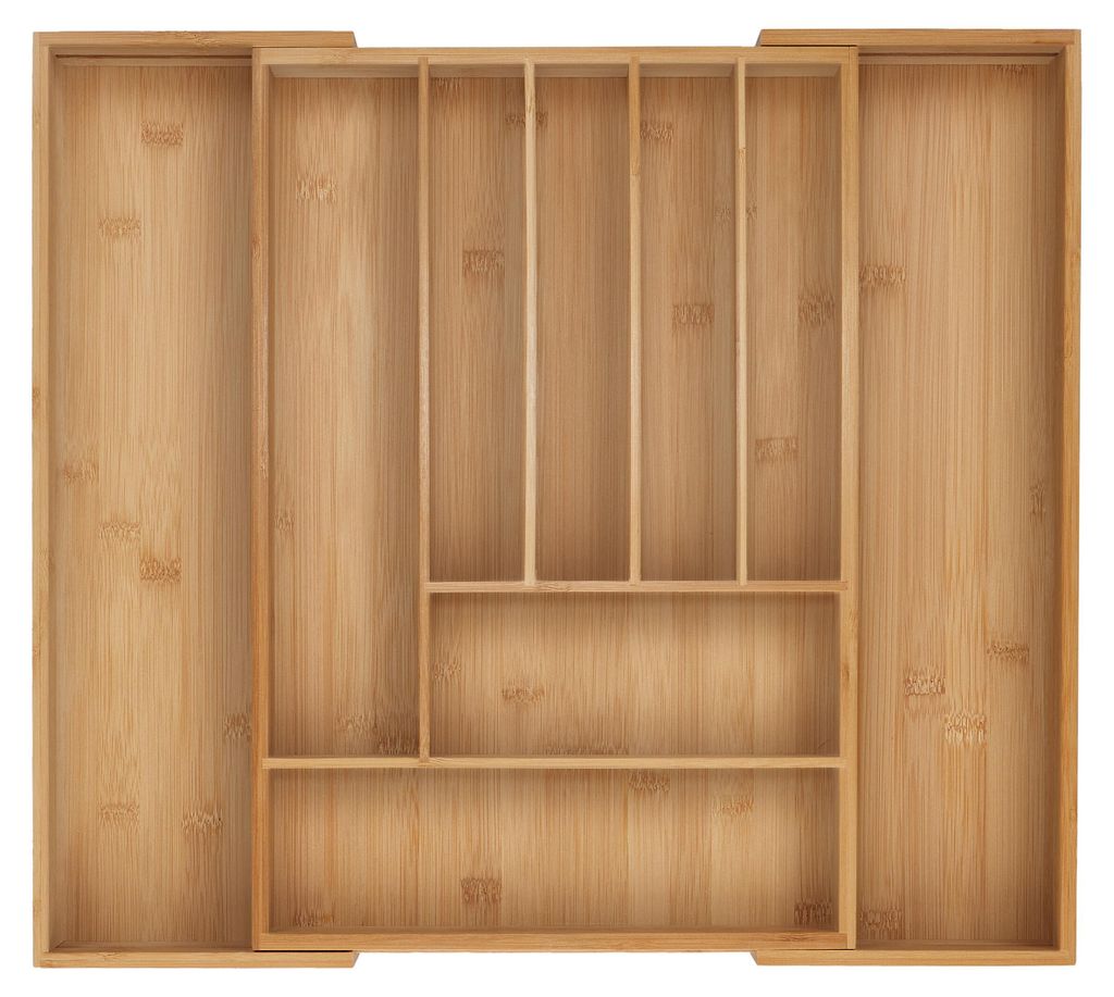 Range-couverts Relaxdays, 7 à 9 compartiments, insert de Image du produit  Image générée par une IA