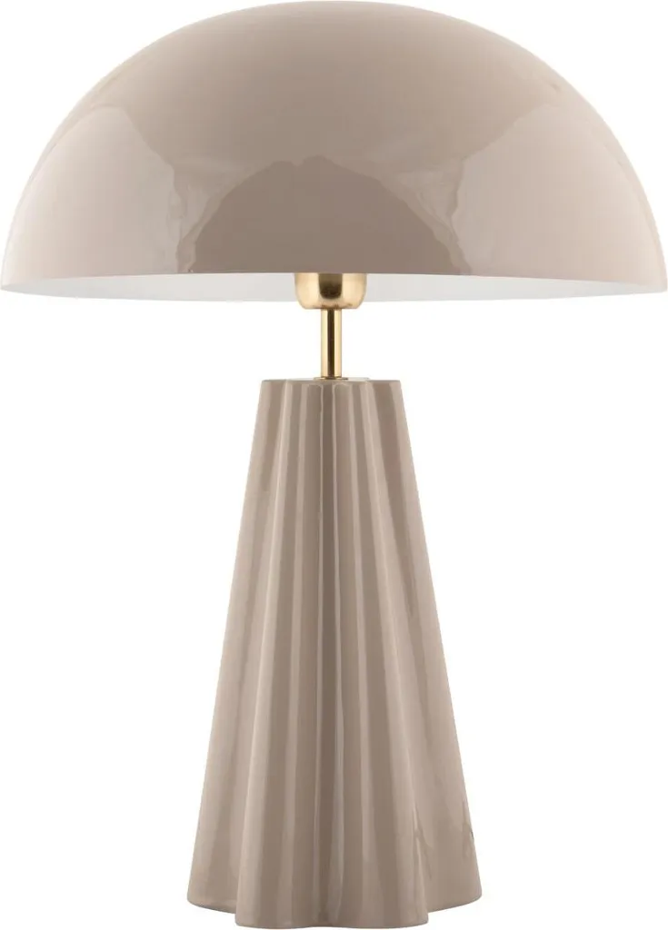 Lampe de table Amplio XL Leitmotiv Gris Ø30cm - Luminaire Design Moderne