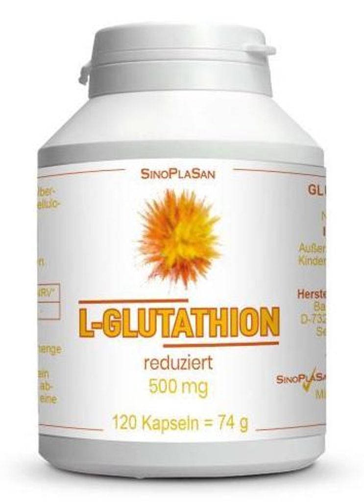L-Glutathion 500 mg Mono Kapseln 120 St Produktbild 