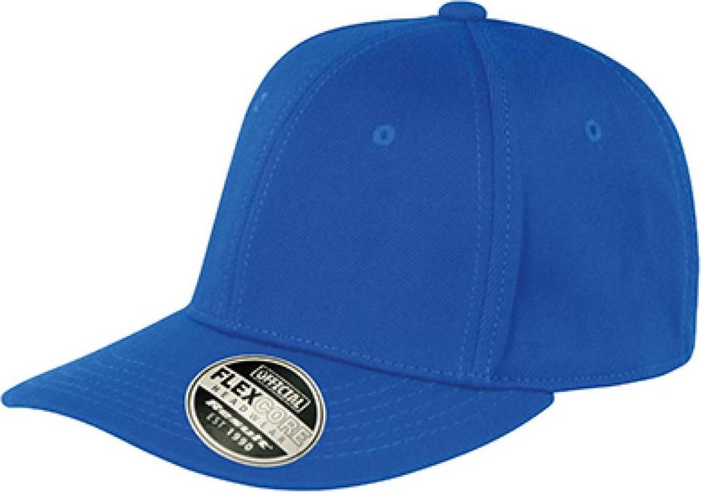 Result Headwear RC085X | Kansas Flex Cap / 6-Panel-Cap - Farbe: Vivid Blue - Größe: S/M