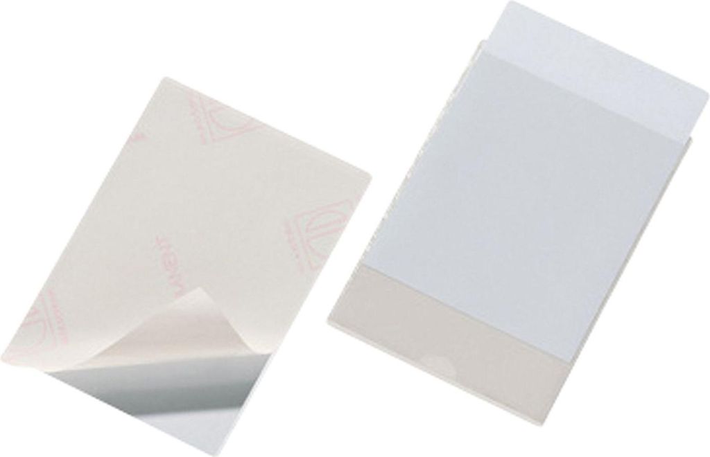 DURABLE Selbstklebetasche 148x105 mm 10 St., 807619 transparent